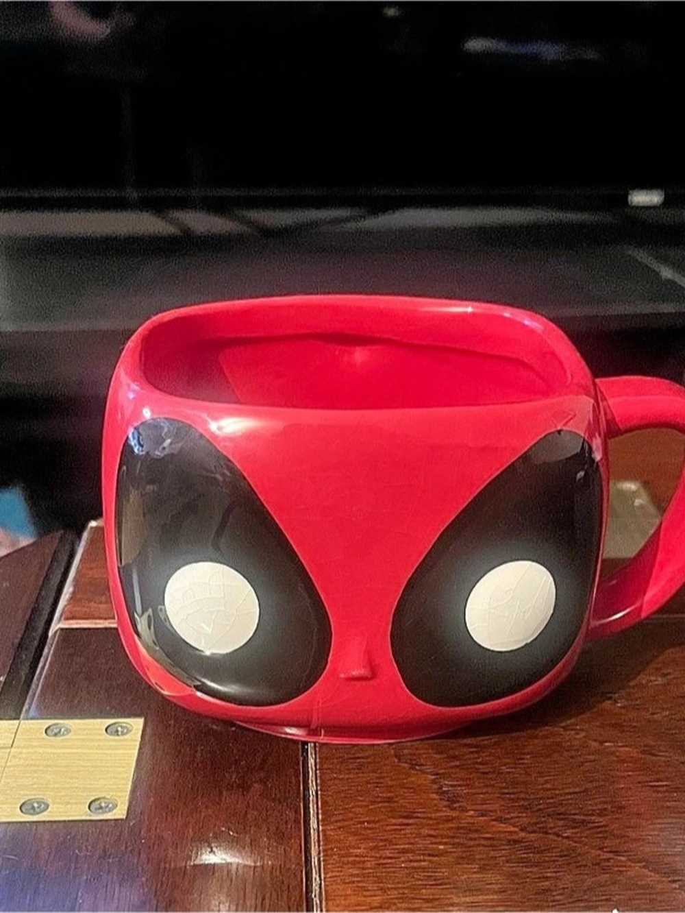 Marvel Deadpool 3D Sculpted Ceramic Mug Red & Black from FUNKO